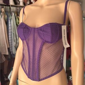 Urban Outfitters Purple Corset Top